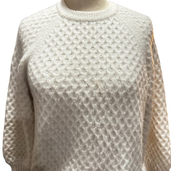 Line & Dot x REVOLVE Textured Knit Sweater – White – Size Small - Picture 3 of 6